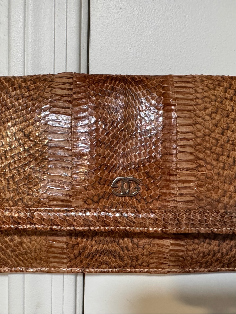 Vintage Python Shoulder Bag - Picture 3 of 12